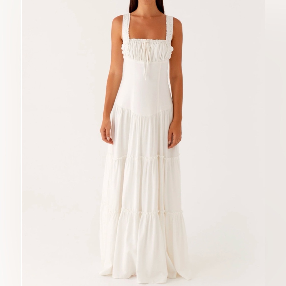 Peppermayo White Maxi Dress